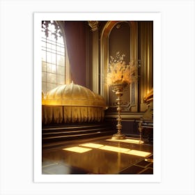 Golden Room Art Print