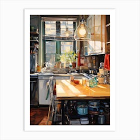 Kitchen In The Sun 2 Art Print