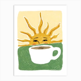 Coffee Sunshine Art Print