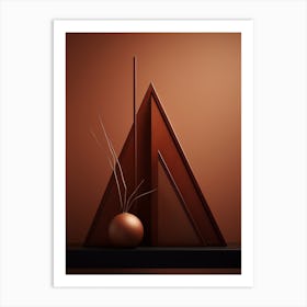 Minimalist Geometry Abstract Illustration 9 Art Print