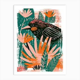 Bird In The Garden 1 Art Print