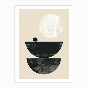 Meenlinna Stone Park Bauhaus Minimalist Art Print