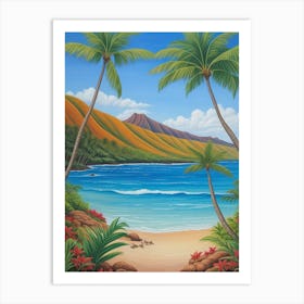 Absolute Reality V16 Beautiful Landscape In Hawai Oil Paint 0 Art Print