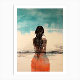 Ghost of Woman | Boho print Art Print