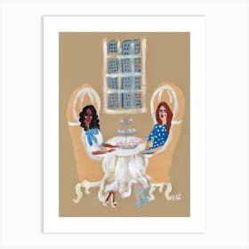 Brunch at Bergdorfs Art Print