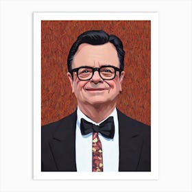 Nathan Lane Illustration Movies Art Print