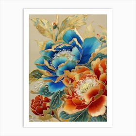 Chinese Flower Painting 83 Art Print