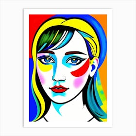 Portrait Of A Woman 7 Art Print