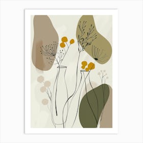 Flowers In Vases 8 Art Print