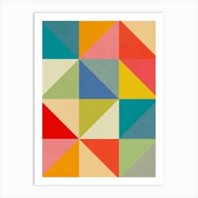 Geometric Shapes - CVV01 Art Print