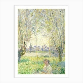 Claude Monet green Art Print