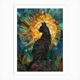 Cat In The Sun Art Print