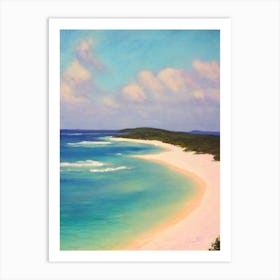 Magens Bay Beach Us Virgin Islands Monet Style Art Print