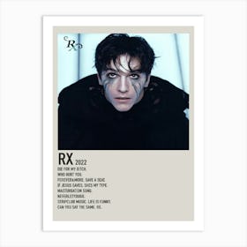 Role Model Rx Exclusive Silver Metallic Vinyl Lp Poster 1 Art Print