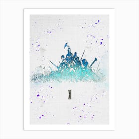 Final Fantasy Watercolor 10 Art Print