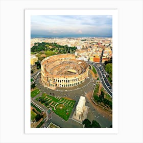 Colosseum In Rome Art Print