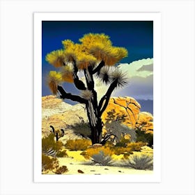 Typical Joshua Tree Nat Viga Style  (6) Art Print