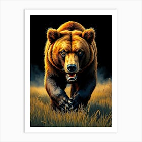 Wild Animal Creative Portrait 128 Art Print