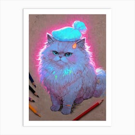 Cat With A Hat Art Print