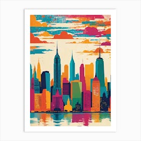 New York City Art Print Art Print