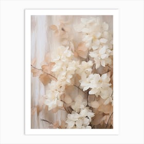 Boho Dried Flowers Bougainvillea 2 Art Print