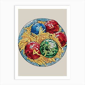 Christmas Ornaments Art Print