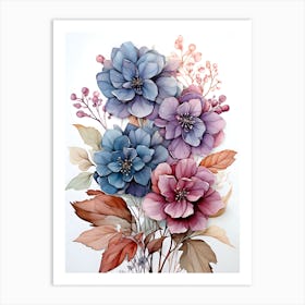 Celestial Blooms Art Print