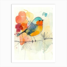 Bird On A Wire Art Print