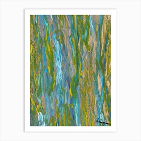 Abstract - Blue And Green Water Art Print