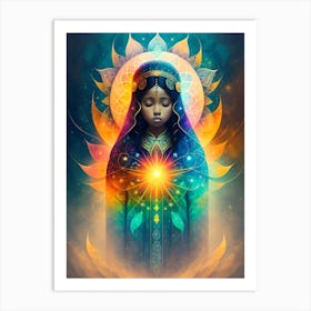 Mother Of Light Art Print