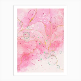 Pink Petals - Abstract Art for Modern Interiors Art Print