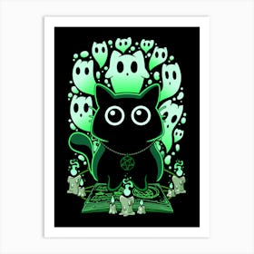 Paranormal Cativity - Ghosts cats Art Print