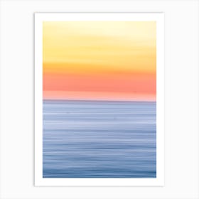 Sunset At The Beach Art Print