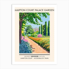 Hampton Court Palace Gardens London Parks Garden 1 Art Print