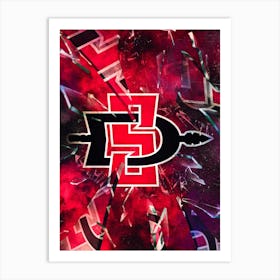 San Diego State Aztecs 1 Art Print