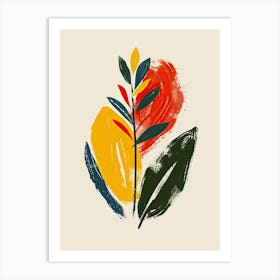 Space Harmony Mid Century Style Art Print