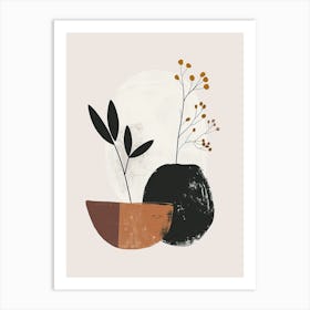 Qaqortoq Stone Park Bauhaus Minimalist Art Print