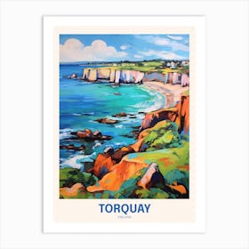 Torquay England 2 Uk Travel Poster Art Print