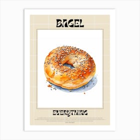 Everything Bagel 7 Art Print