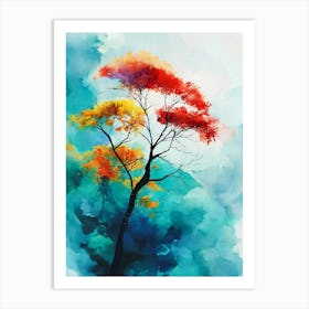 Tree In The Sky Art Print