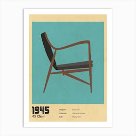 45 Chair Art Print