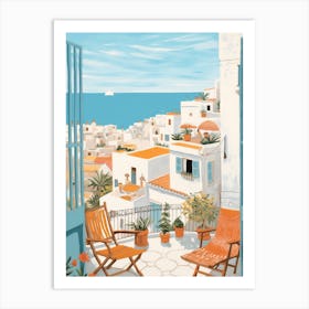 Tunis Tunisia 4 Illustration Art Print