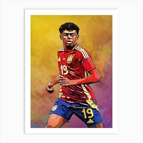 Lamine Yamal11 Art Print