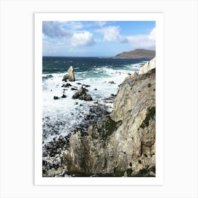Craggy Coast Art Print