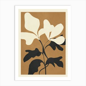 Abstract Modern Flowers 1 Art Print