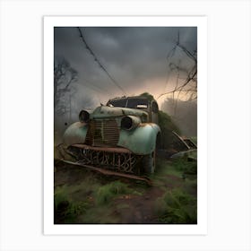 Abandoned Car 7 Art Print