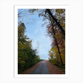 Autumn Road 14 Art Print