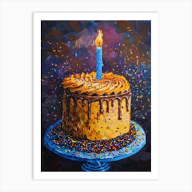 Birthday Cake 11 Art Print