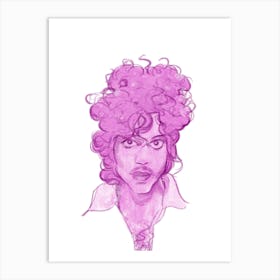 Prince Portrait Illustration Art Print