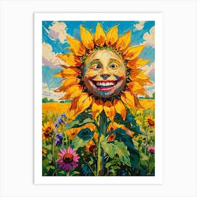 Sunflower Smile Art Print